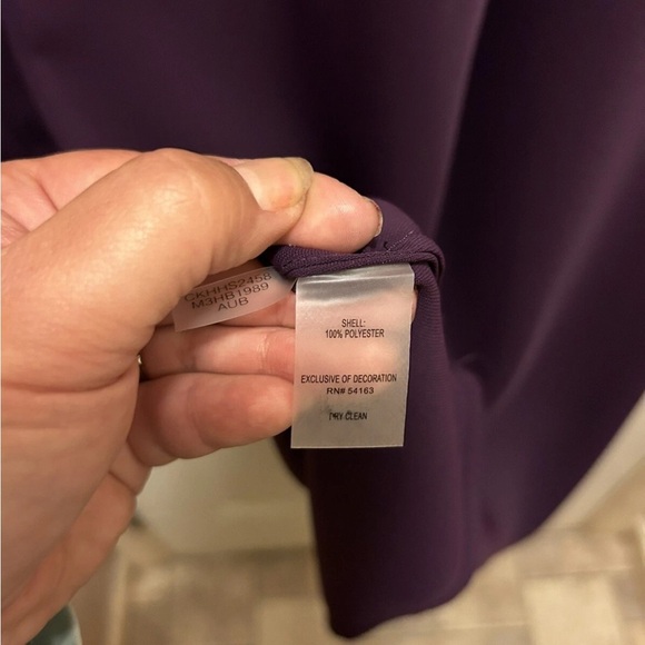 Calvin Klein Purple Button-Up Shirt Dress Sz 6 EUC!! - Picture 12 of 12